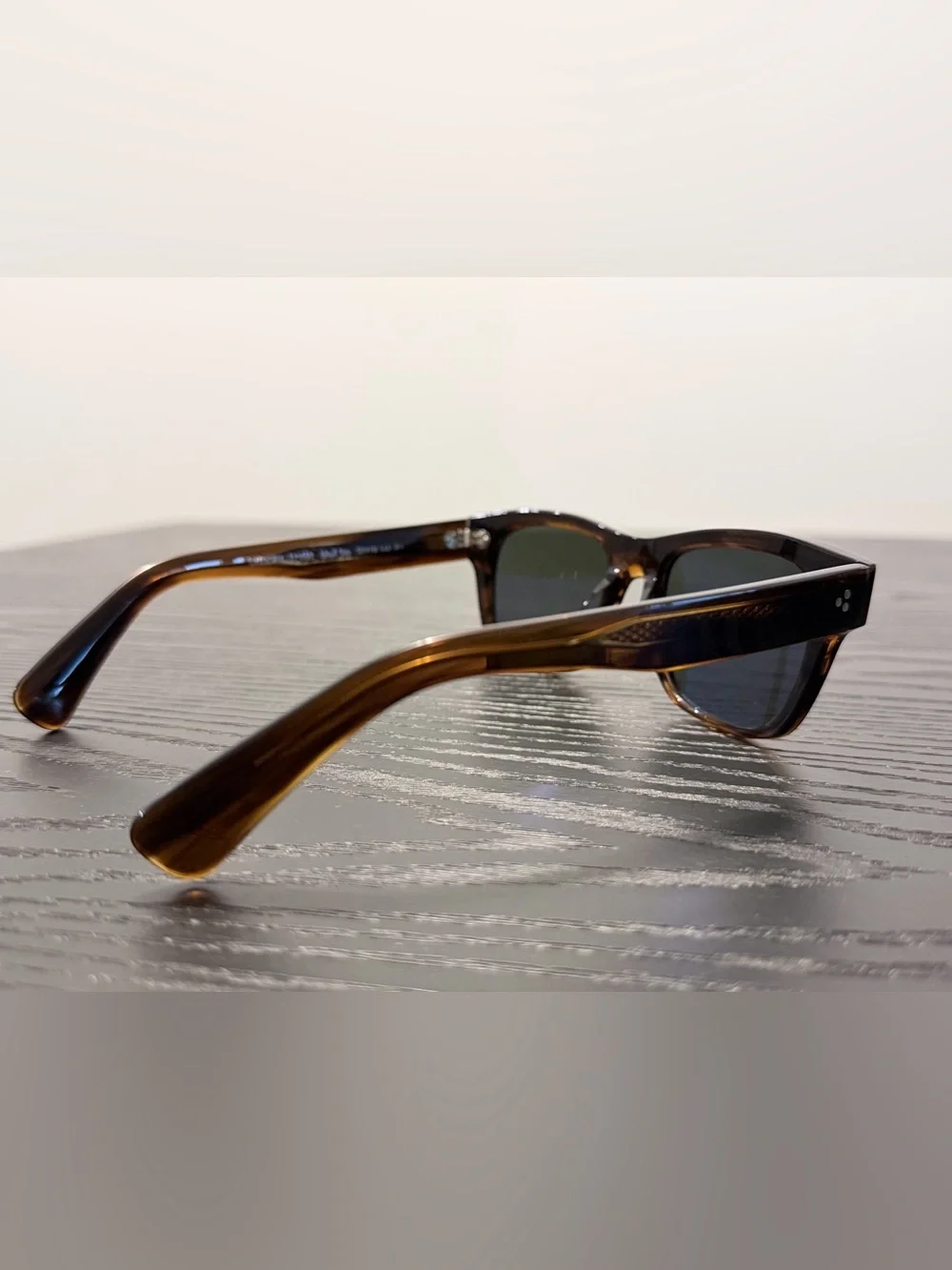 Oliver Peoples Birell Sun OV5524SU Tortoise Sunglasses with Green Lenses